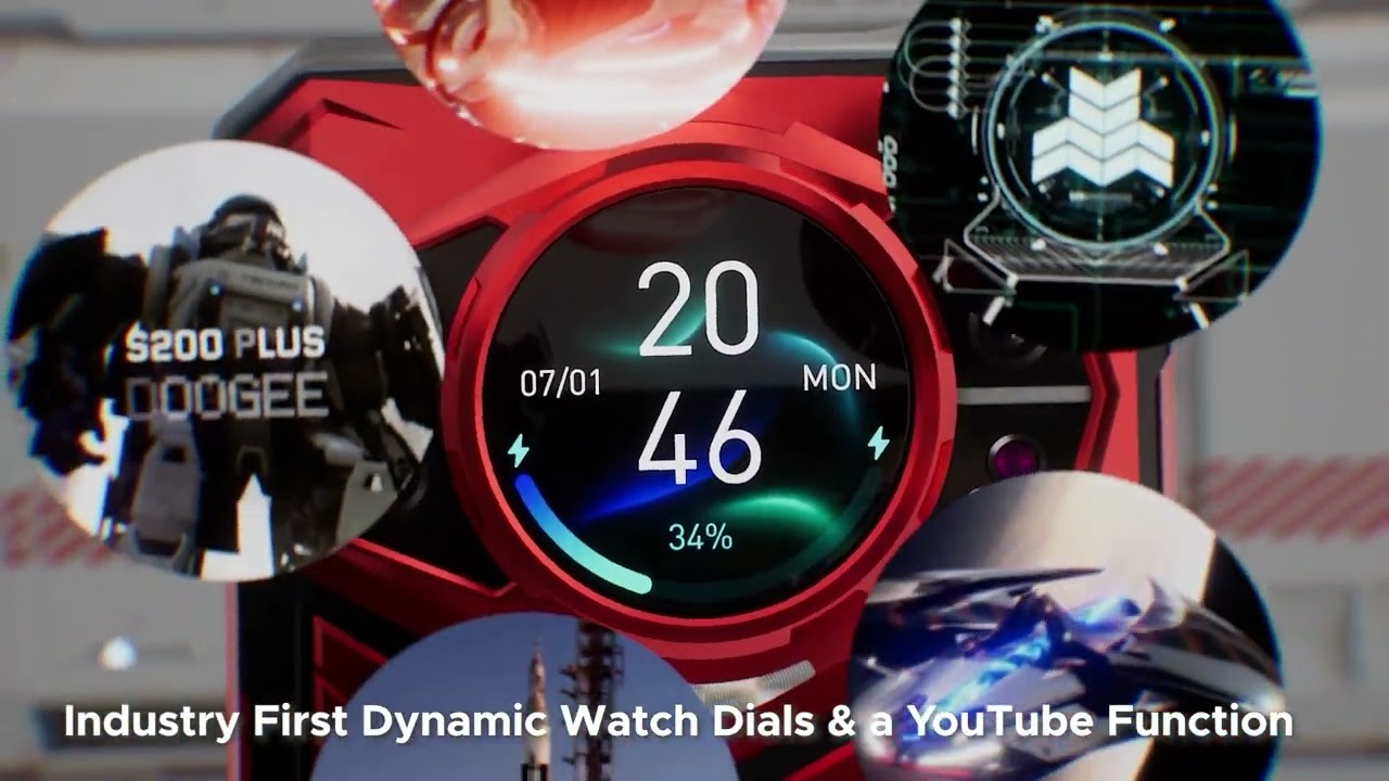 Doogee S200 Plus: Layar Belakang AMOLED 1.32 Inci Super Jernih