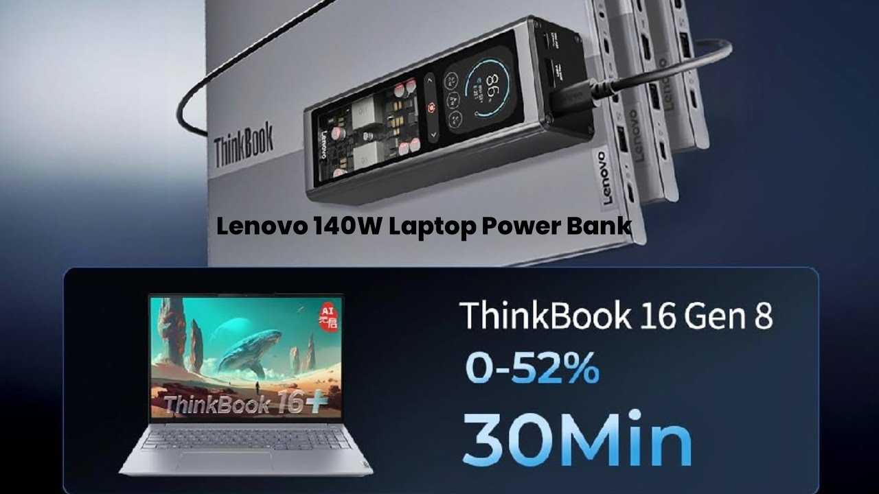 Power Bank Laptop Lenovo 140W Segera Tersedia di AS
