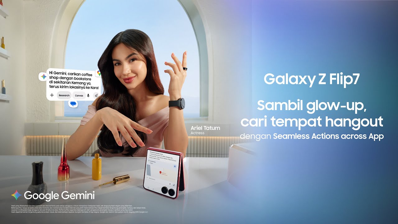 Rekomendasi Cepat Gemini Live di Galaxy Z Flip7 Ungkap Inovasi AI Samsung