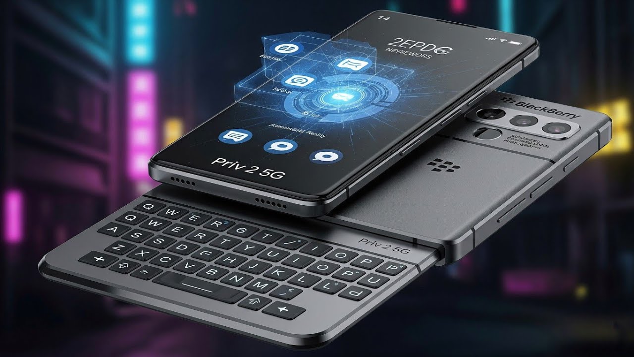 BlackBerry Priv 2 5G Hadir dengan Keyboard Fisik