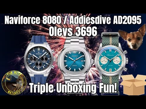 Ulasan Tiga Jam Tangan AliExpress: Naviforce 8080, Olevs 3696, dan Addiesdive AD2095