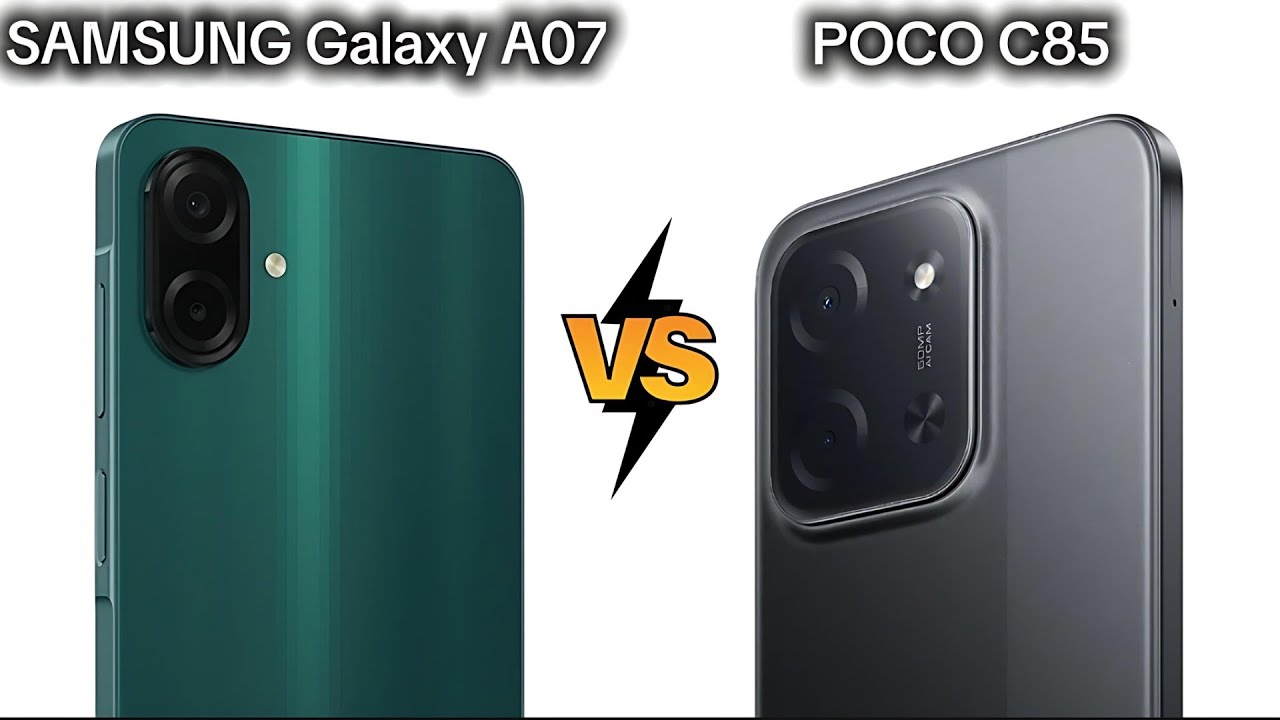 Perbandingan Lengkap Samsung Galaxy A07 vs POCO C85 Harga Terbaru