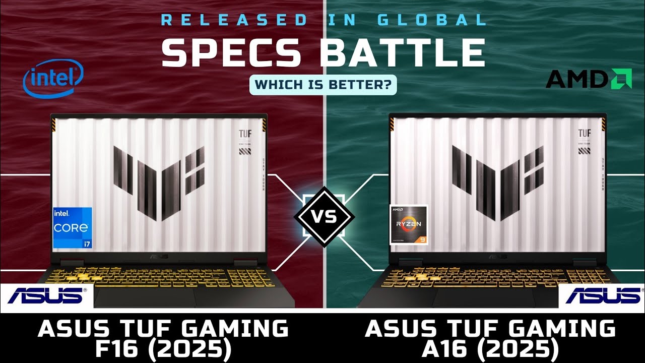 Bandingkan ASUS TUF F16 vs A16 2025: Mana Pilihan Gaming Terbaikmu