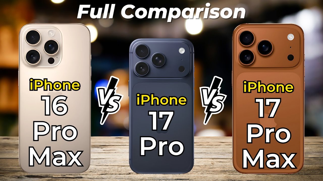 Perbandingan Lengkap iPhone 17 Pro Max vs Pro