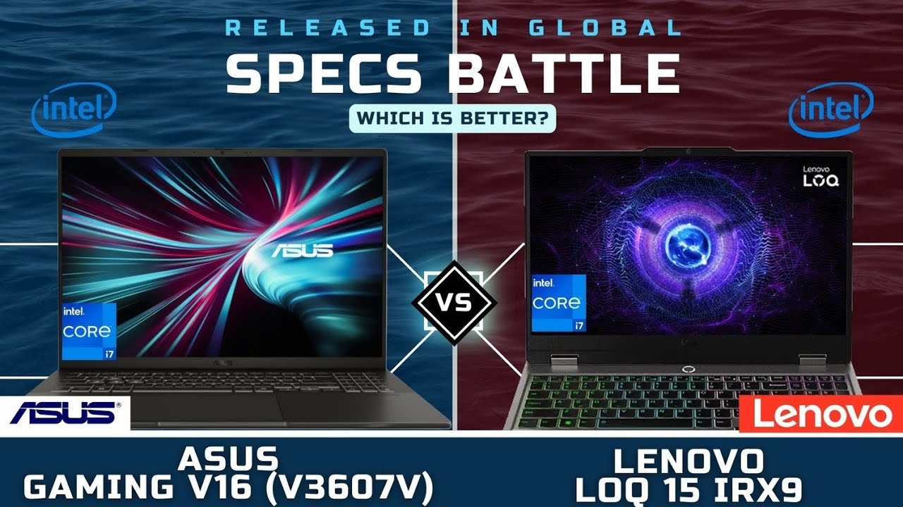 Perbandingan Ultimate Lenovo LOQ 15IRX9 vs ASUS V16 Gaming