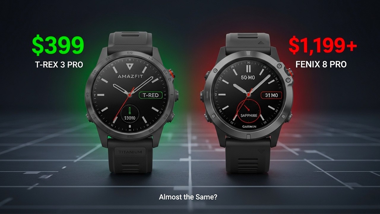 Amazfit T-Rex 3 Pro vs Garmin Fenix 8 Pro: Mana Lebih Worth It?