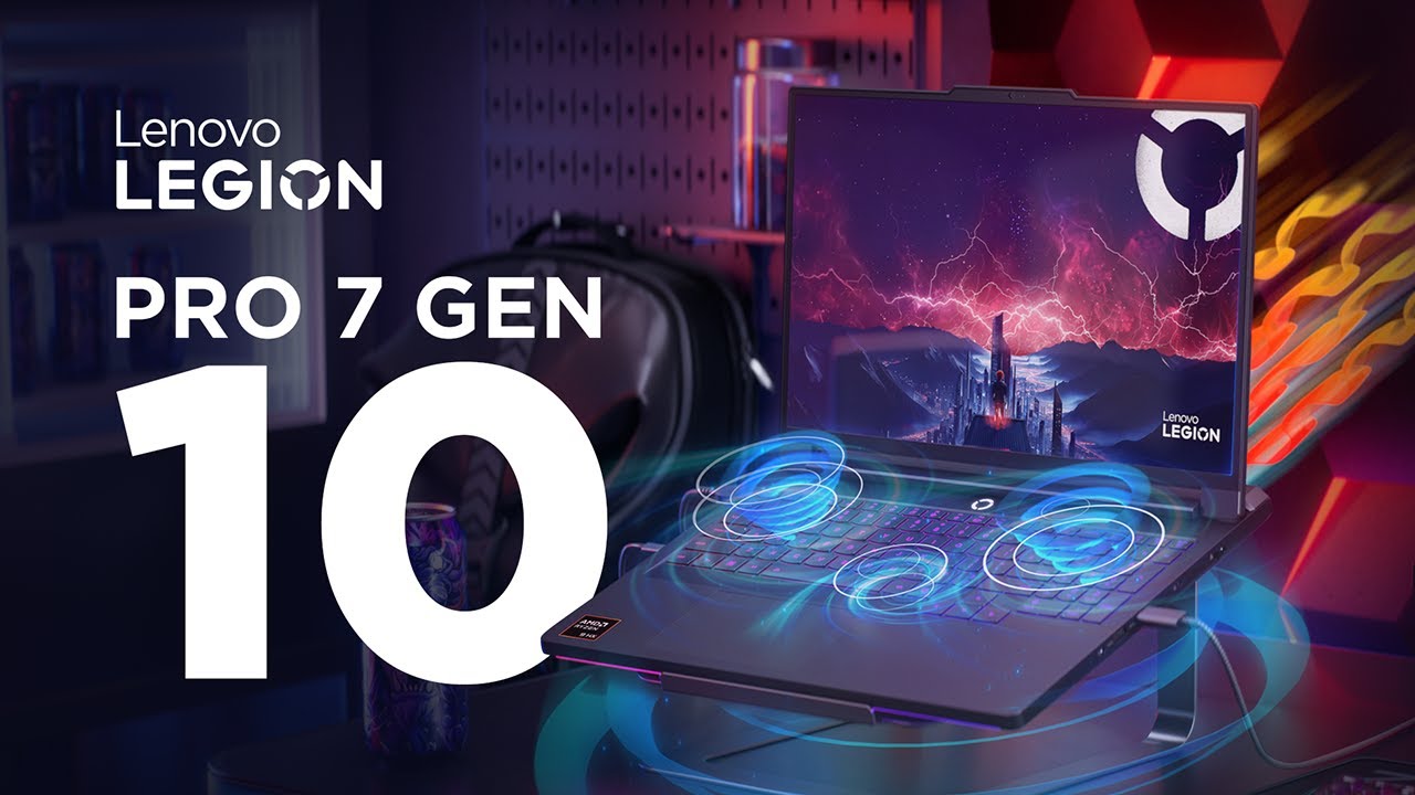 Lenovo Legion Pro 7 dengan Ryzen 9 9955HX3D dan RTX 50 Series, Laptop Gaming Esports Paling Bertenaga