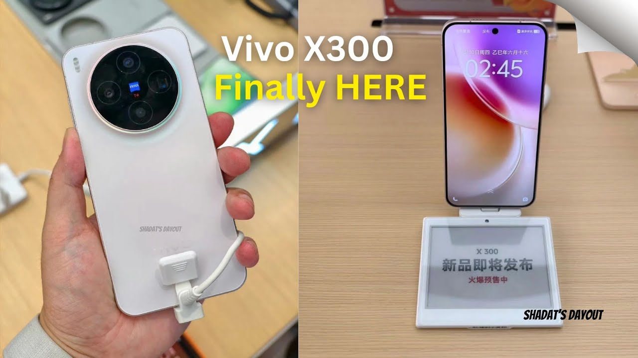 Vivo X300: Kamera Zeiss 200 MP, Chip Dimensity 9500