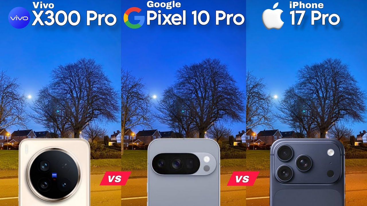 Bocoran Kamera Vivo X300 Pro vs Pixel 10 Pro vs iPhone 17 Pro