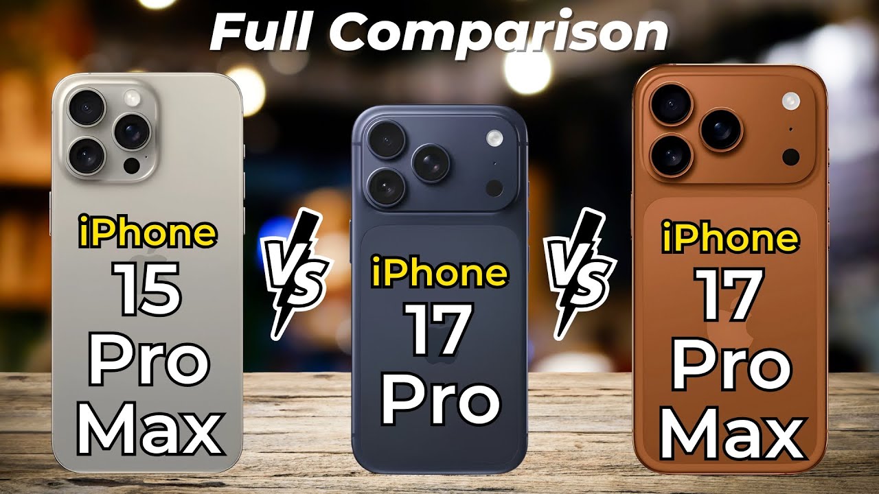 Perbandingan iPhone 17 Pro Max, Pro, dan 15 Pro Max