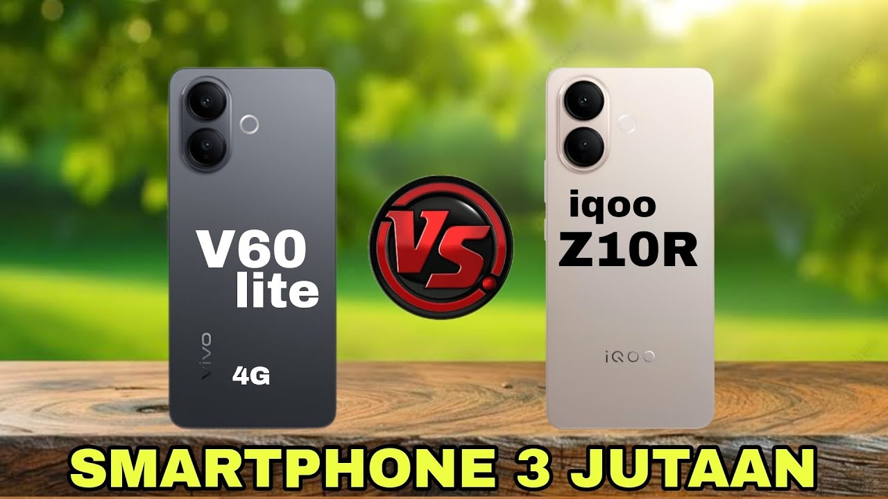 Perbandingan Lengkap Vivo V60 Lite 4G vs iQOO Z10R Mid-Range Unggulan