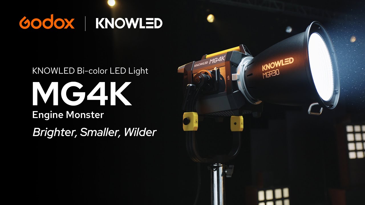KNOWLED MG4K: Lampu LED Profesional Terang
