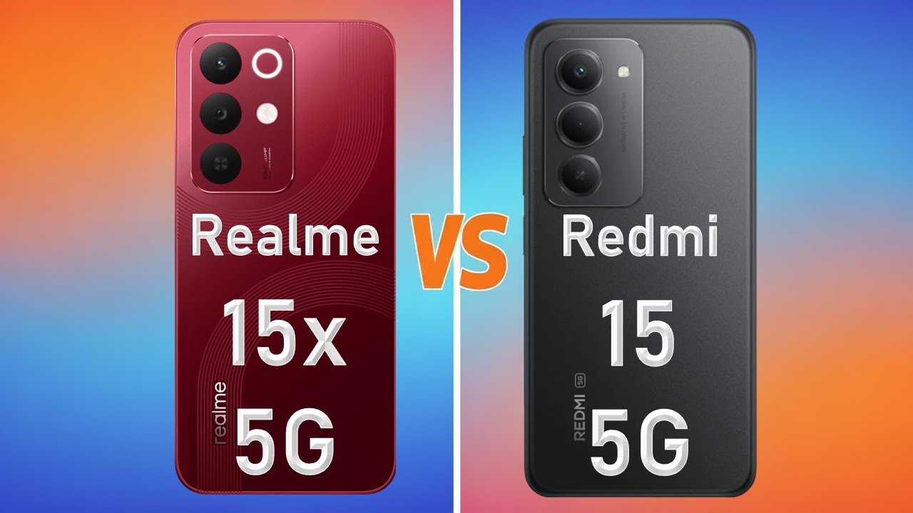 Realme 15x 5G vs Redmi 15 5G: Perbandingan Spesifikasi Lengkap