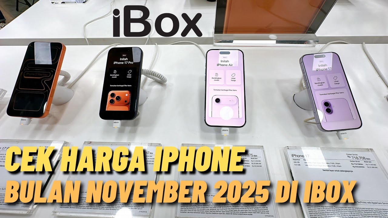 Cek Harga Terbaru iPhone di iBox November 2025 Lengkap