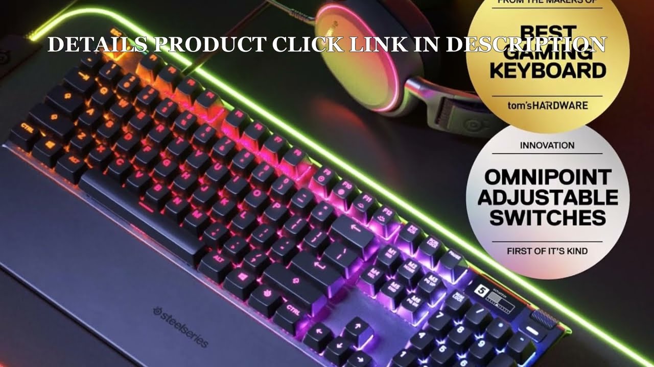 SteelSeries Apex Pro HyperMagnetic: Keyboard Gaming Tercepat Dunia