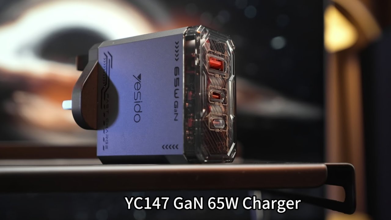 Ungkap YC147 65W GaN Charger Fast Charging Adapter