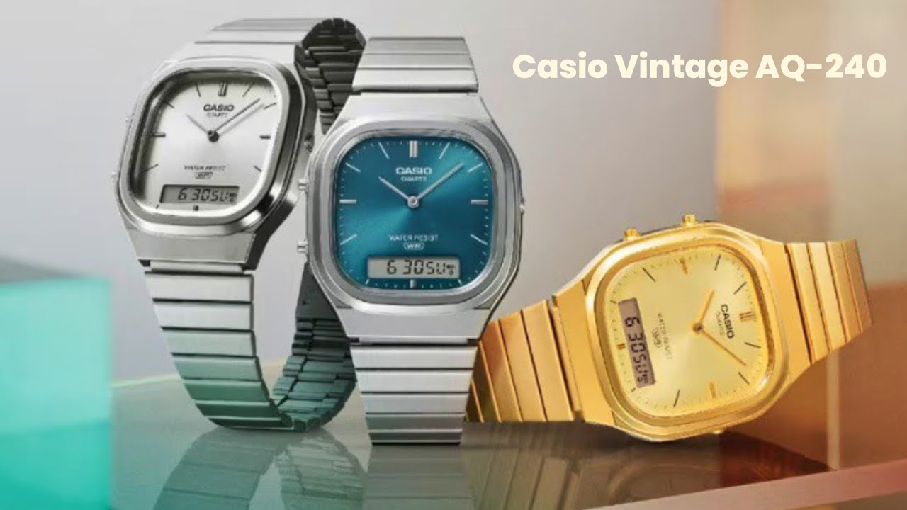Casio Vintage AQ-240 Tersedia Resmi di Inggris