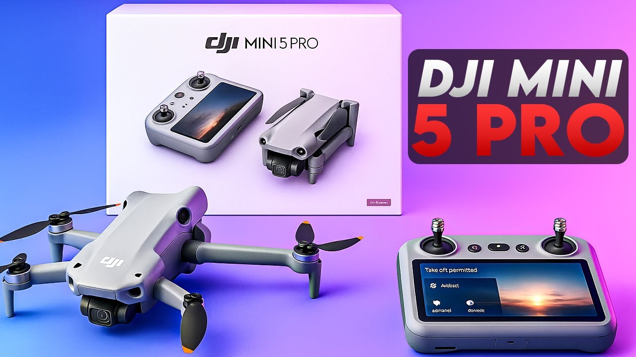 DJI Mini 5 Pro: Drone Ringkas dengan Lensa F1.8, Baling-Baling Click-On, dan Waktu Terbang 52 Menit