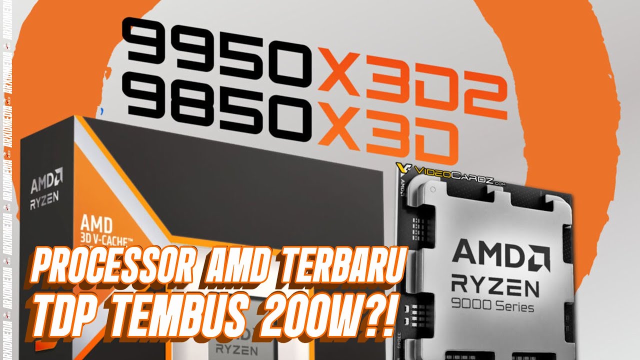 Rumor AMD Ryzen 9950X3D2: Prosesor Gaming Tercepat Bakal Rilis 2026