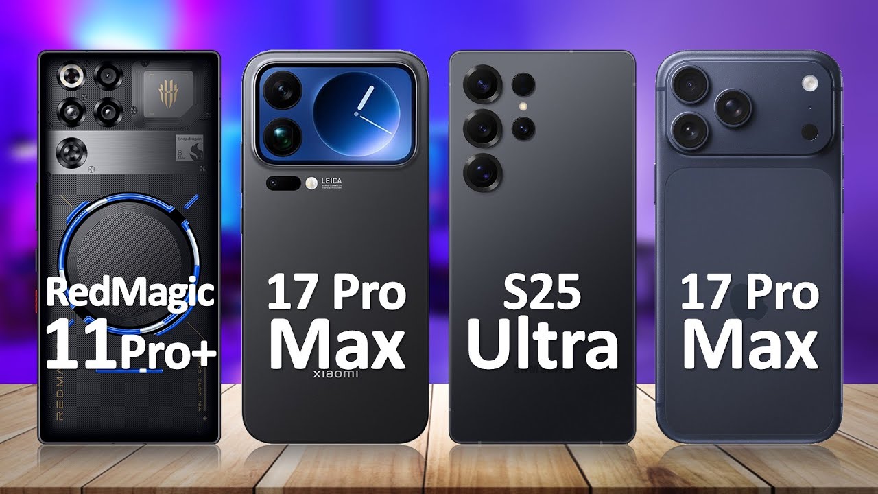 5 Fitur Unggulan RedMagic 11 Pro Plus VS Xiaomi 17 Pro Max VS Samsung S25 Ultra VS iPhone 17 Pro Max
