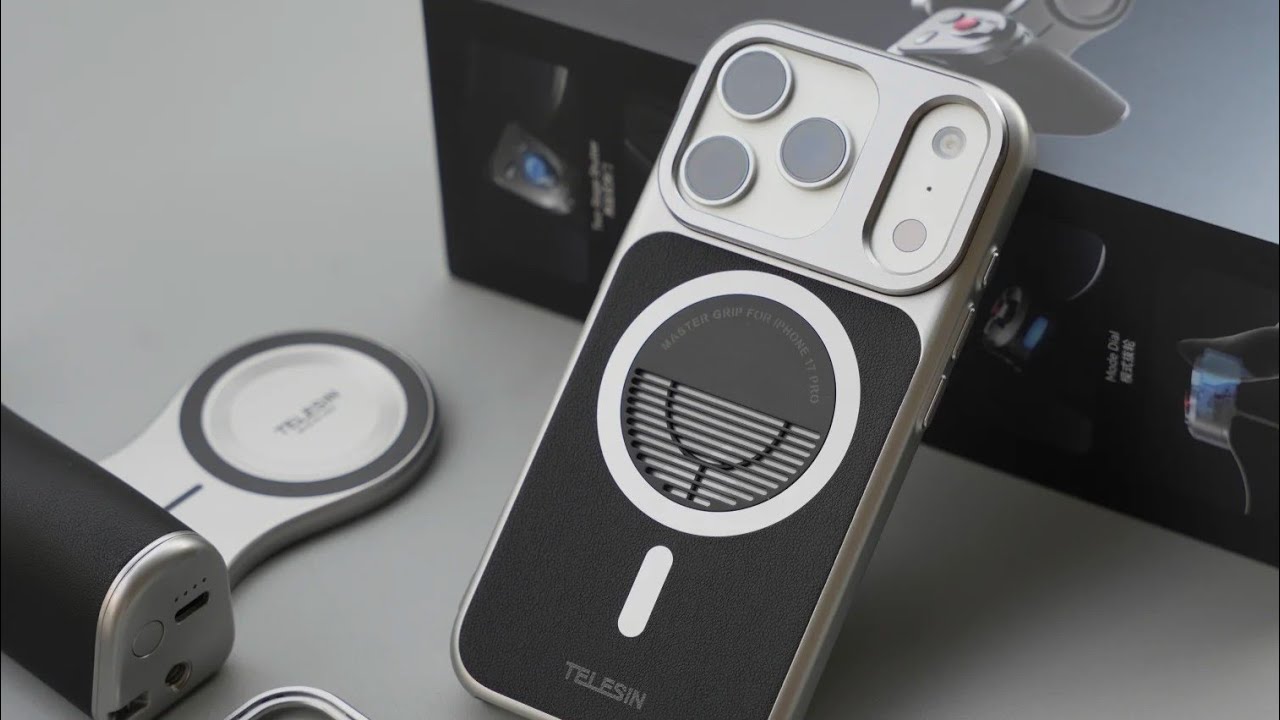 TELESIN Master Grip Ubah iPhone 17 Pro Max Jadi Kamera Pro