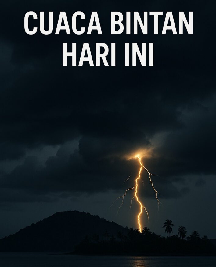Cuaca Bintan, Kamis 22 Mei 2025: Waspadai Hujan Petir dan Angin Kencang