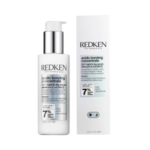 Redken Acidic Bonding Concentrate 24/7 Night & Day Serum For Damaged Hair – Nourishes & Restores, Overnight Repair & Protection
