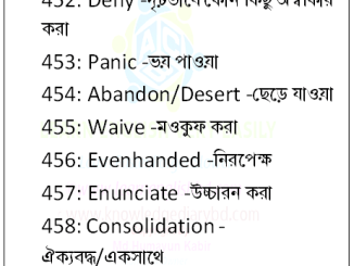20 Vocabulary With Bengali Meaning Part-23 20 Vocabulary With Bengali Meaning Part-23