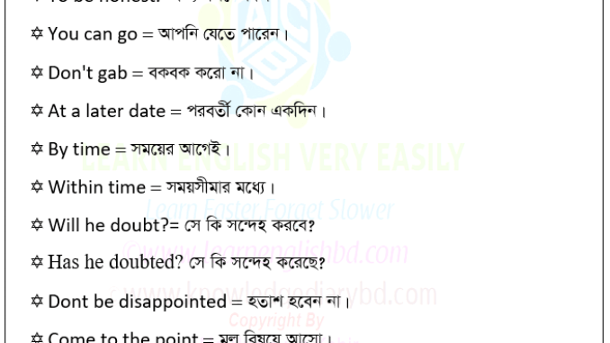 30 Daily Spoken English Dialogue Part-3 30 Daily Spoken English Dialogue Part-3