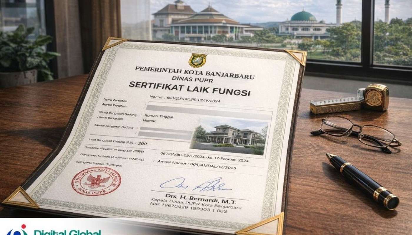 Rekomendasi Konsultan Sertifikat Laik Fungsi di Banjarbaru, Global Eksplorasi Jasanya Rekomendasi Konsultan Sertifikat Laik Fungsi di Banjarbaru, Global Eksplorasi Jasanya