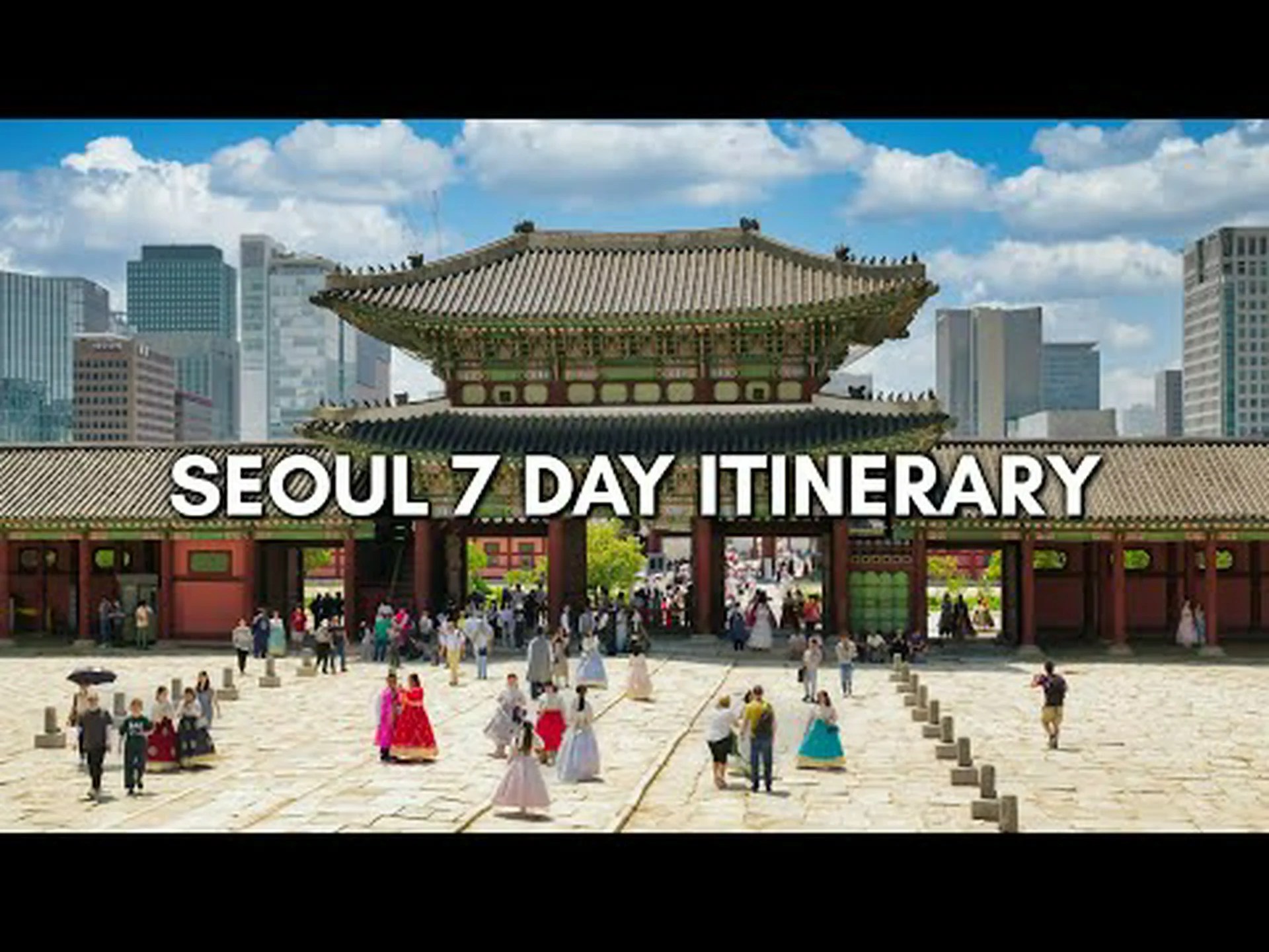 Korea itinerary 7 days Korea itinerary 7 days