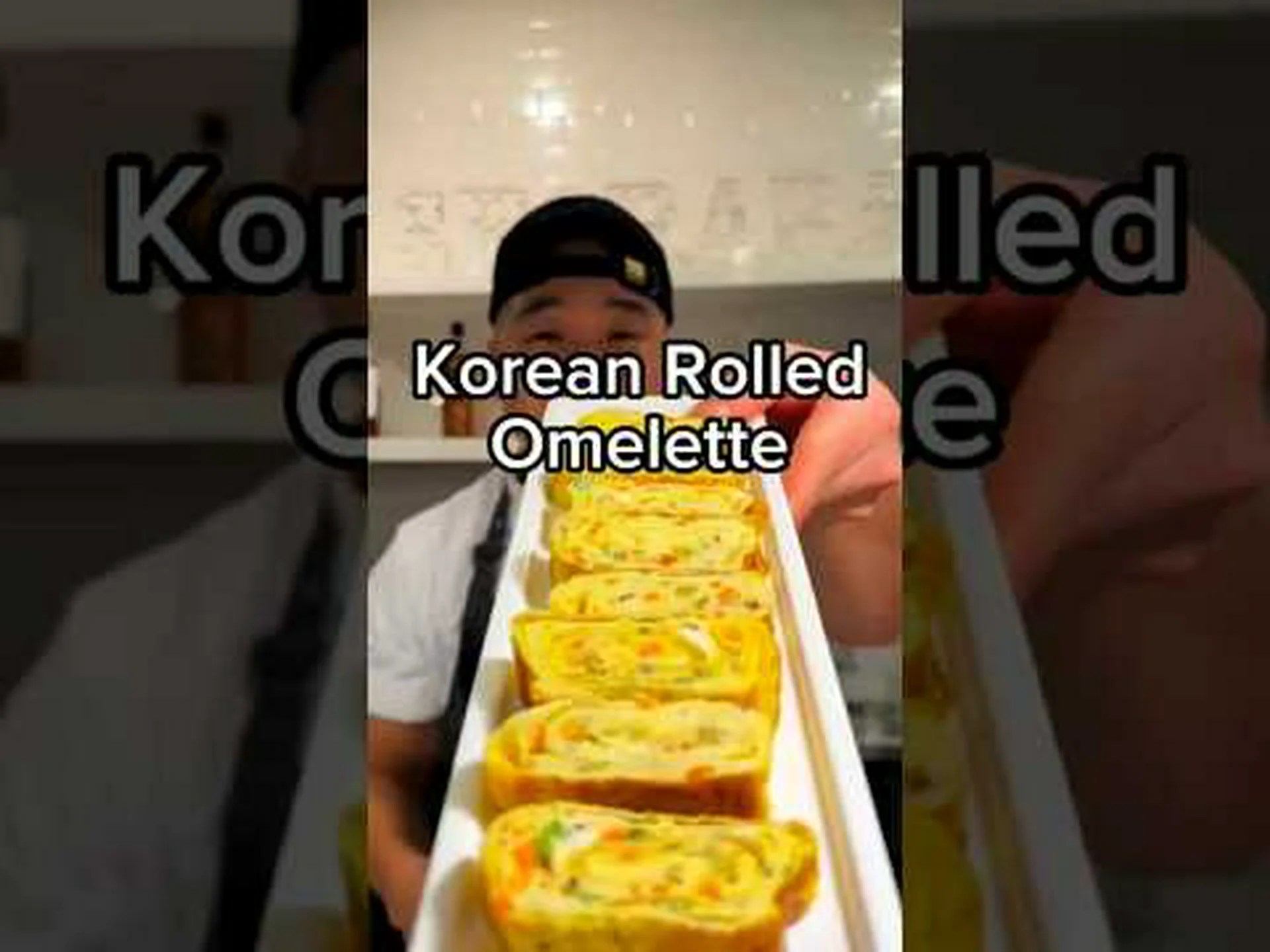 Gyeran mari rolled omelet Gyeran mari rolled omelet