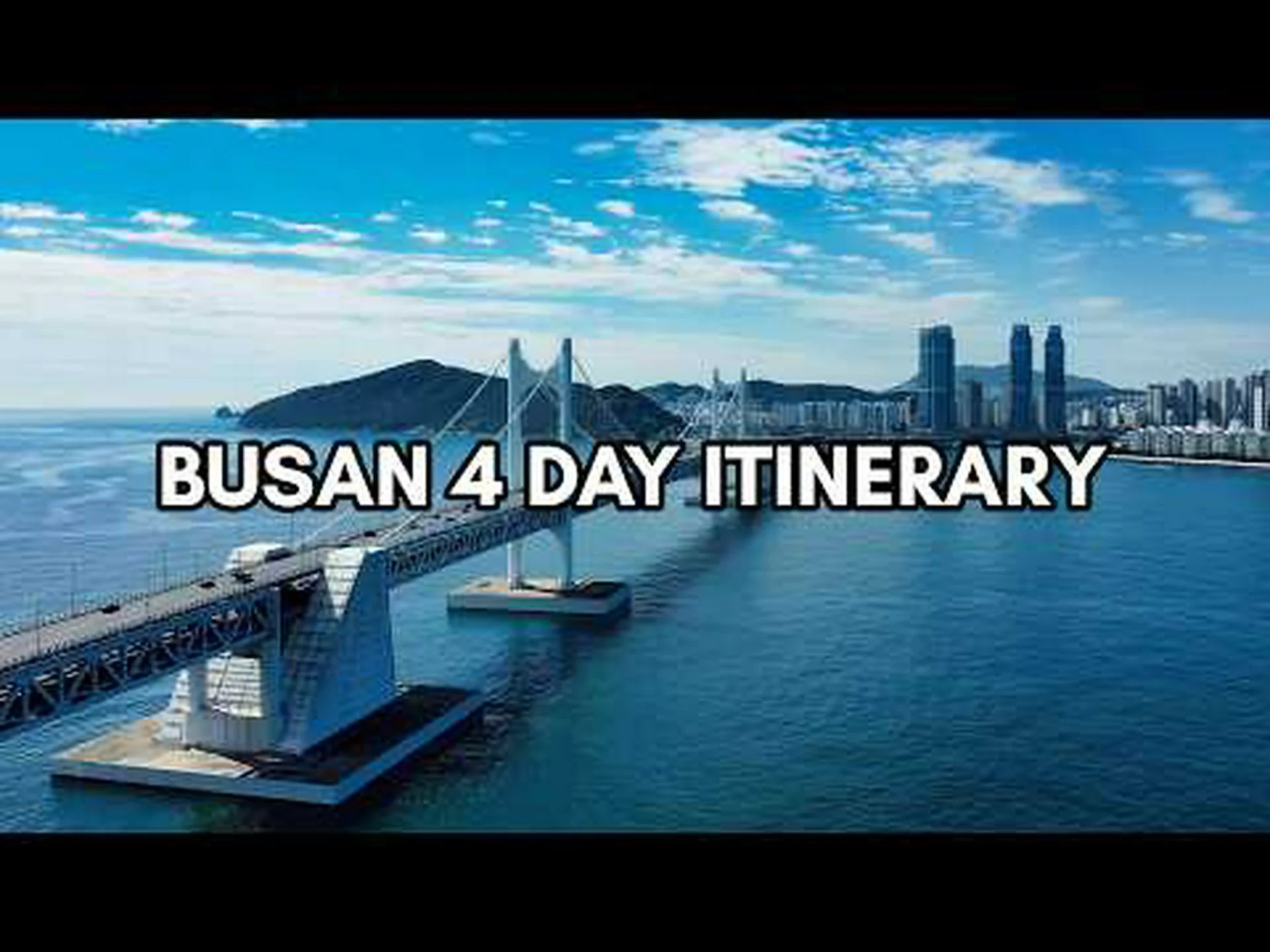 Busan itinerary Busan itinerary