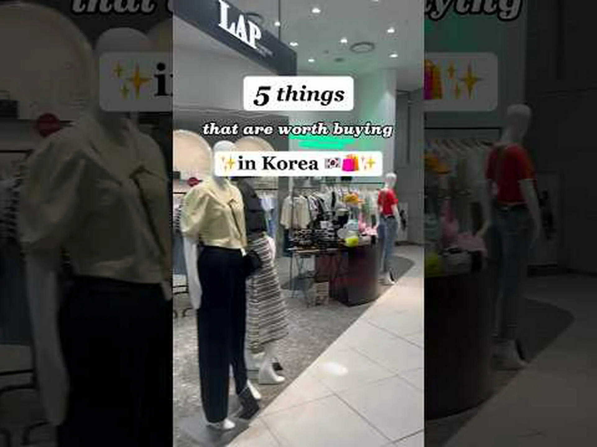 shopping in Seoul shopping in Seoul