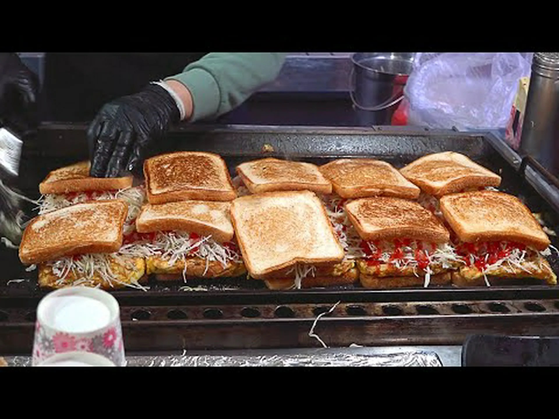 Korean street toast Korean street toast