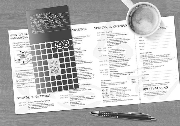 TdS Symposium 1998*: Welt der Wahrnehmung – Wahrnehmung der Welt TdS Symposium 1998*: Welt der Wahrnehmung – Wahrnehmung der Welt