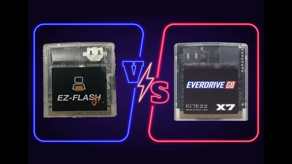 EZ Flash Jr. vs Everdrive GB X7 EZ Flash Jr. vs Everdrive GB X7