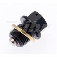 Tapón de vaciado de aceite TECNIUM magnético alu negro M12 x 1,50 x 14 Tapón de vaciado de aceite TECNIUM magnético alu negro M12 x 1,50 x 14