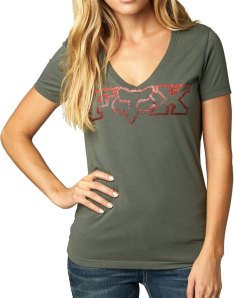 REMERA FOX DAMA FASCINATE VNECK TEE REMERA FOX DAMA FASCINATE VNECK TEE