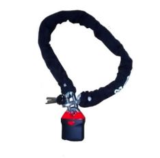 Tranca Sxp Candado Doble Traba+cadena Acero 10mm X 1mt Tranca Sxp Candado Doble Traba+cadena Acero 10mm X 1mt