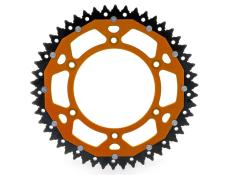 Corona doble compuesto ART, 48 dientes, paso 520, naranja Corona doble compuesto ART, 48 dientes, paso 520, naranja