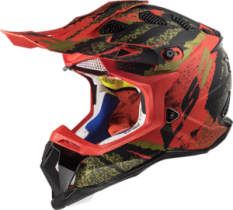 Casco Ls2 Mx470 CLAW Matt Black Red Casco Ls2 Mx470 CLAW Matt Black Red