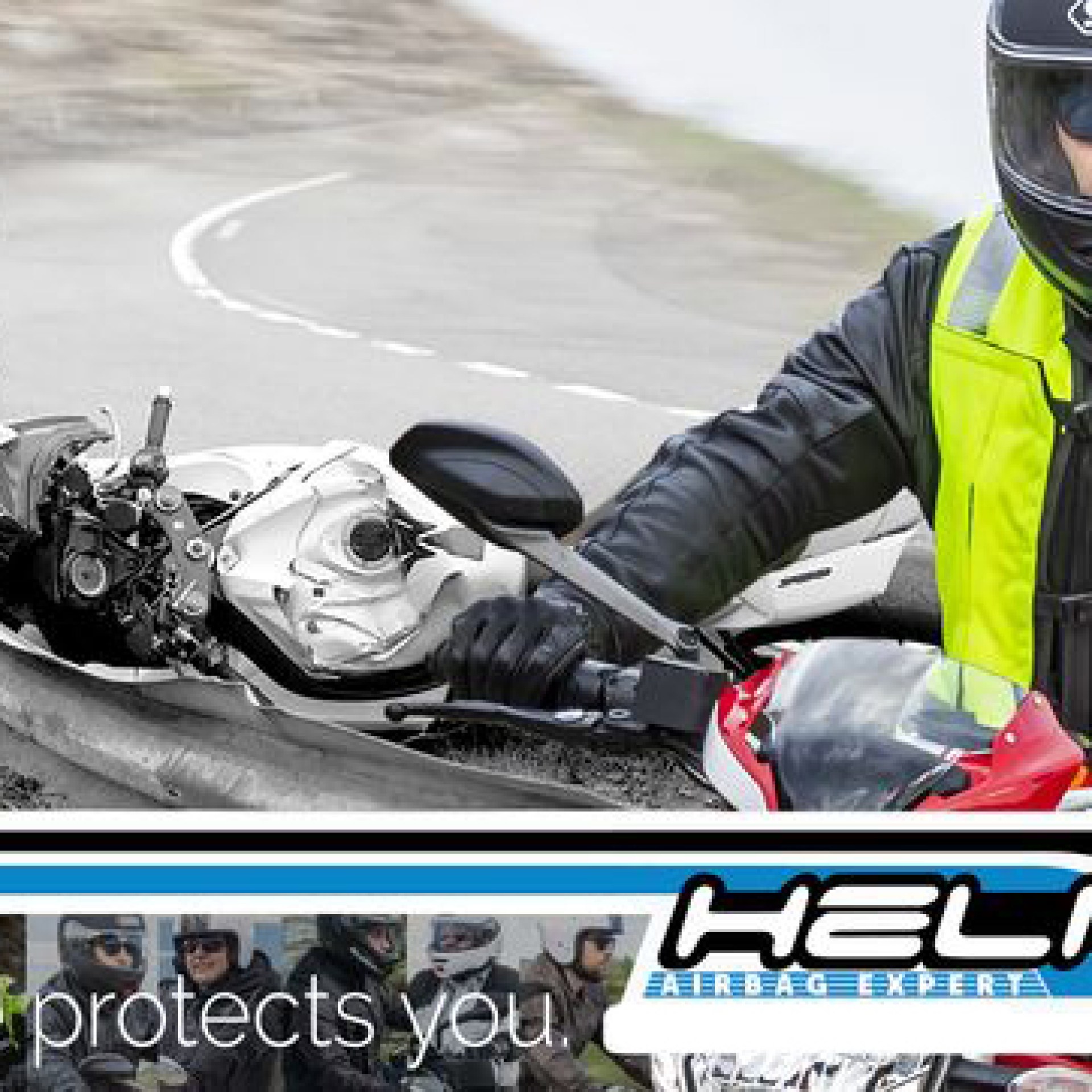 Helite airbag para motociclistas Helite airbag para motociclistas