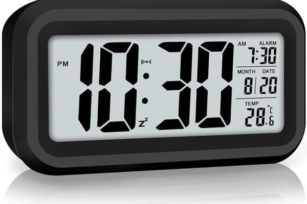 Alarm clock, digital clock, table clock for Students, watch timer for study, Home, Office, Bedroom, kitchen, loud desk alarm clocks for heavy sleepers with Automatic Sensor, Time, Date & Temperature Alarm clock, digital clock, table clock for Students, watch timer for study, Home, Office, Bedroom, kitchen, loud desk alarm clocks for heavy sleepers with Automatic Sensor, Time, Date & Temperature