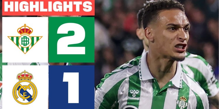 REAL BETIS 2 – 1 REAL MADRID I RESUMEN LALIGA EA SPORTS REAL BETIS 2 – 1 REAL MADRID I RESUMEN LALIGA EA SPORTS