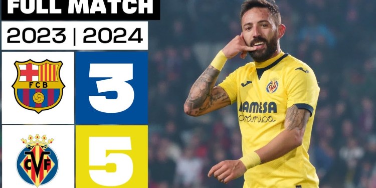 FC Barcelona 3 – 5 Villarreal CF | PARTIDO COMPLETO | LALIGA EA SPORTS 2023/24 FC Barcelona 3 – 5 Villarreal CF | PARTIDO COMPLETO | LALIGA EA SPORTS 2023/24