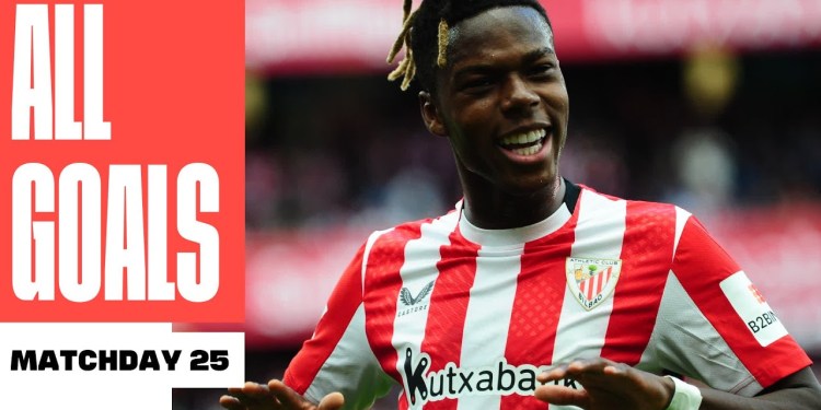 TODOS LOS GOLES de la JORNADA 25 de LALIGA EA SPORTS 2024/25 TODOS LOS GOLES de la JORNADA 25 de LALIGA EA SPORTS 2024/25