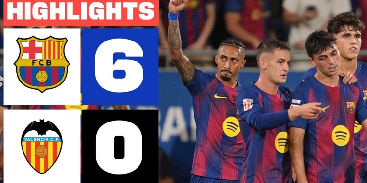FC BARCELONA 6 – 0 VALENCIA CF | RESUMEN LALIGA EA SPORTS FC BARCELONA 6 – 0 VALENCIA CF | RESUMEN LALIGA EA SPORTS