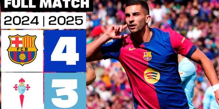 FC Barcelona 4 – 3 Celta I PARTIDO COMPLETO | LALIGA EA SPORTS 2024/25 FC Barcelona 4 – 3 Celta I PARTIDO COMPLETO | LALIGA EA SPORTS 2024/25
