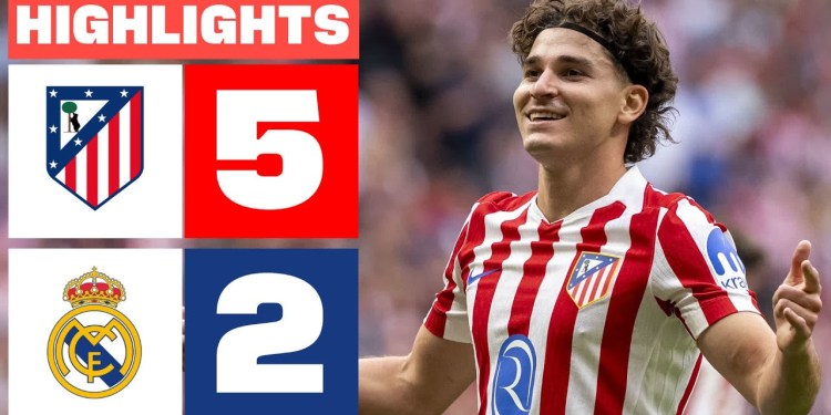 ATLÉTICO DE MADRID 5 – 2 REAL MADRID | RESUMEN LALIGA EA SPORTS ATLÉTICO DE MADRID 5 – 2 REAL MADRID | RESUMEN LALIGA EA SPORTS